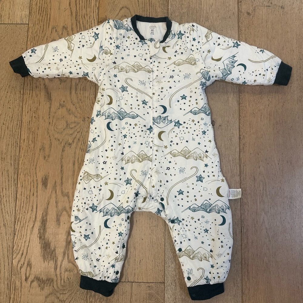 Nest Designs 2.0 Tog Bamboo Cotton Sleep Suit 6-18M